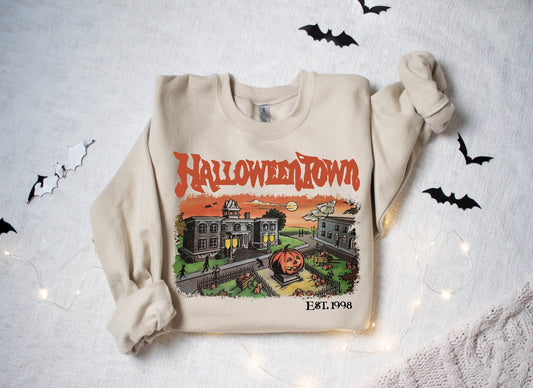 Halloweentown Est 1998 Sweatshirt, Halloweentown University, Retro Halloweentown Sweatshirt