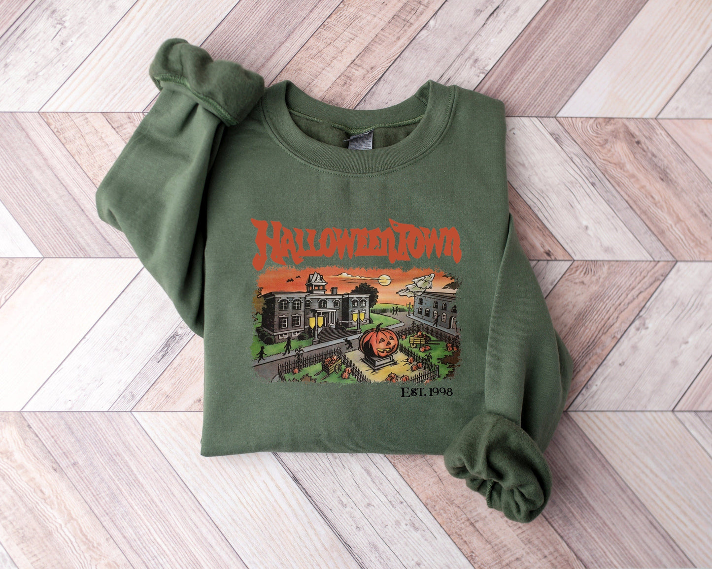 Halloweentown Est 1998 Sweatshirt, Halloweentown University, Retro Halloweentown Sweatshirt