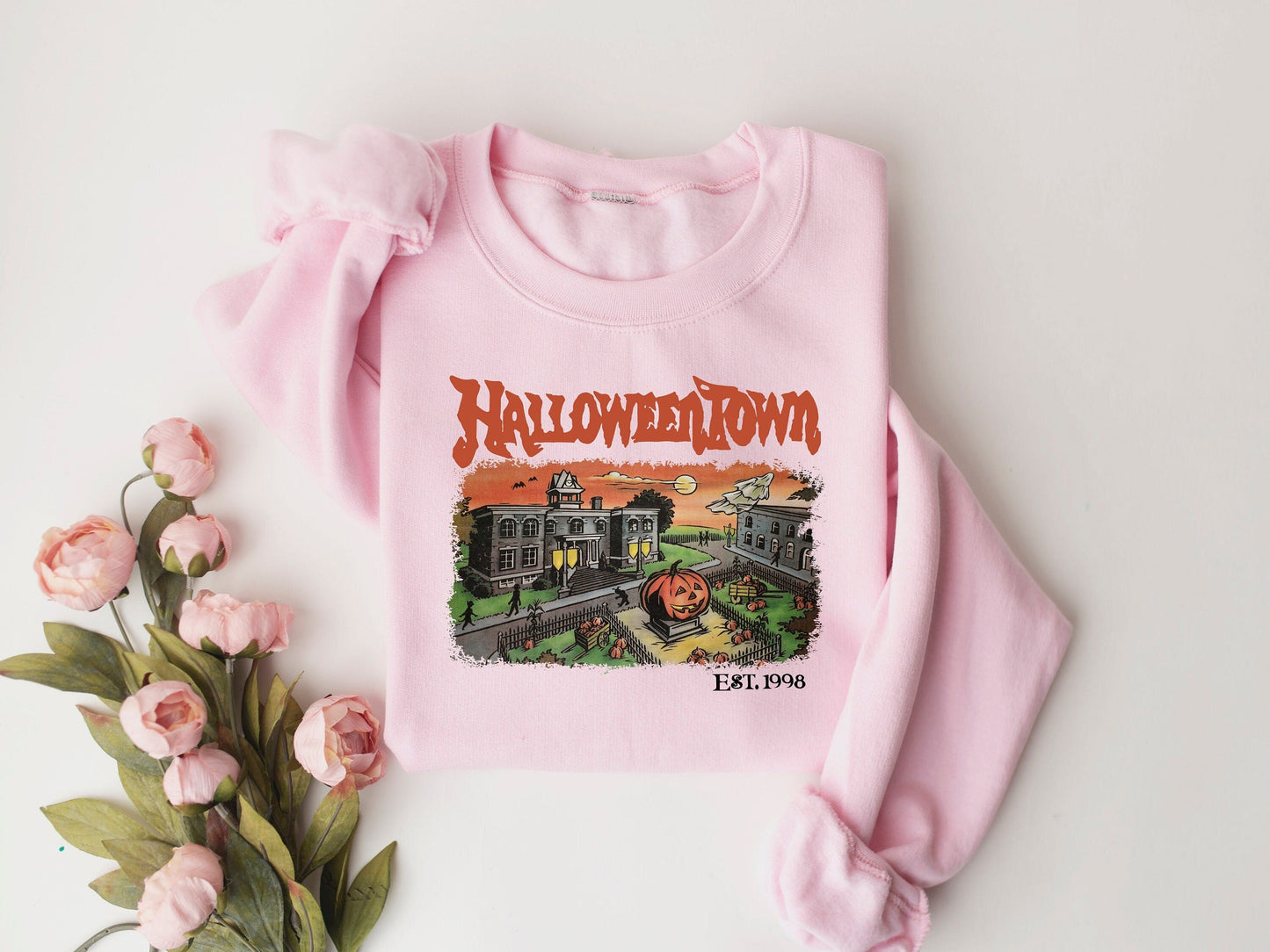 Halloweentown Est 1998 Sweatshirt, Halloweentown University, Retro Halloweentown Sweatshirt