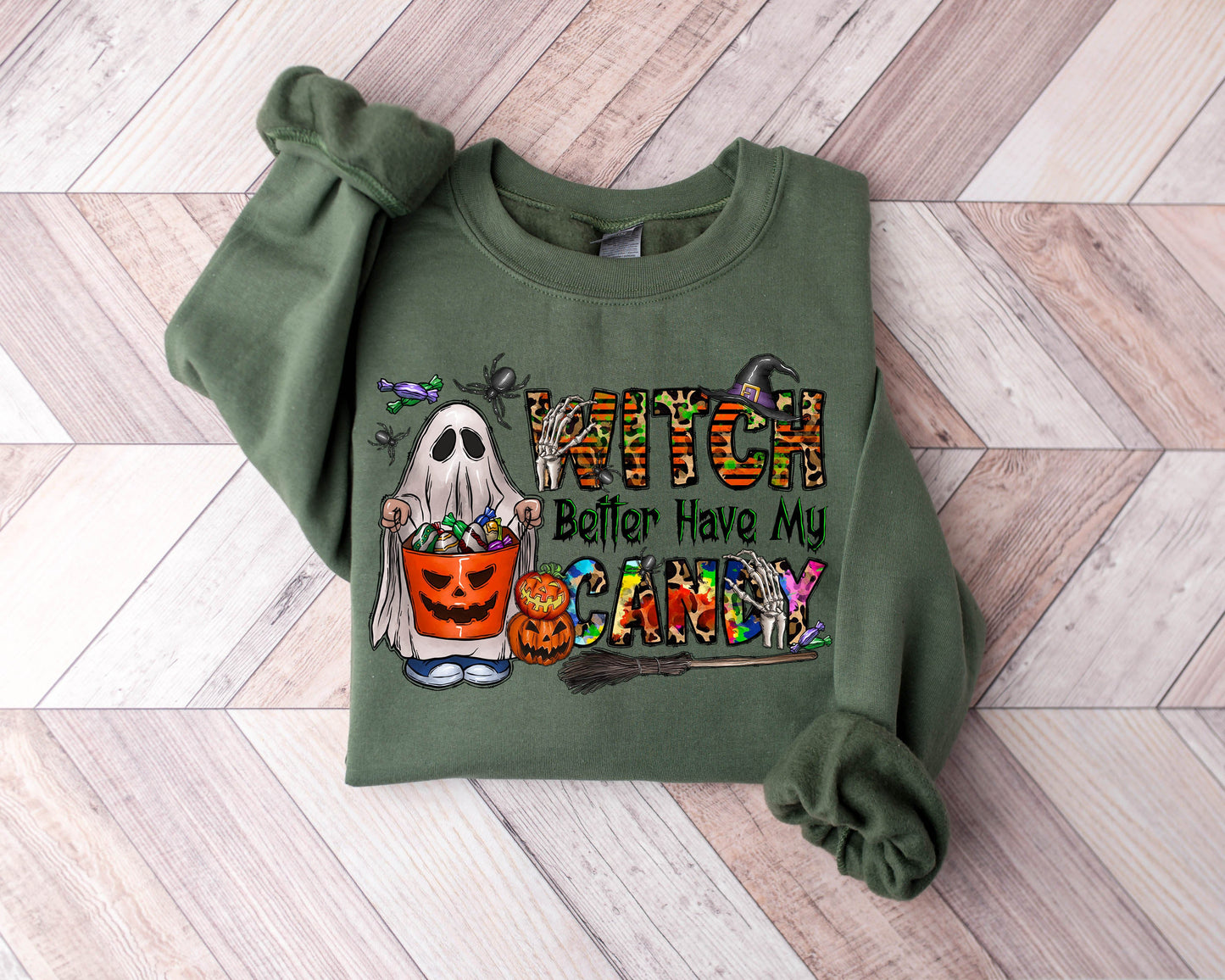 Witch Better Have My Candy Sweatshirt, Halloween Trick or Treat Tee (Copy)