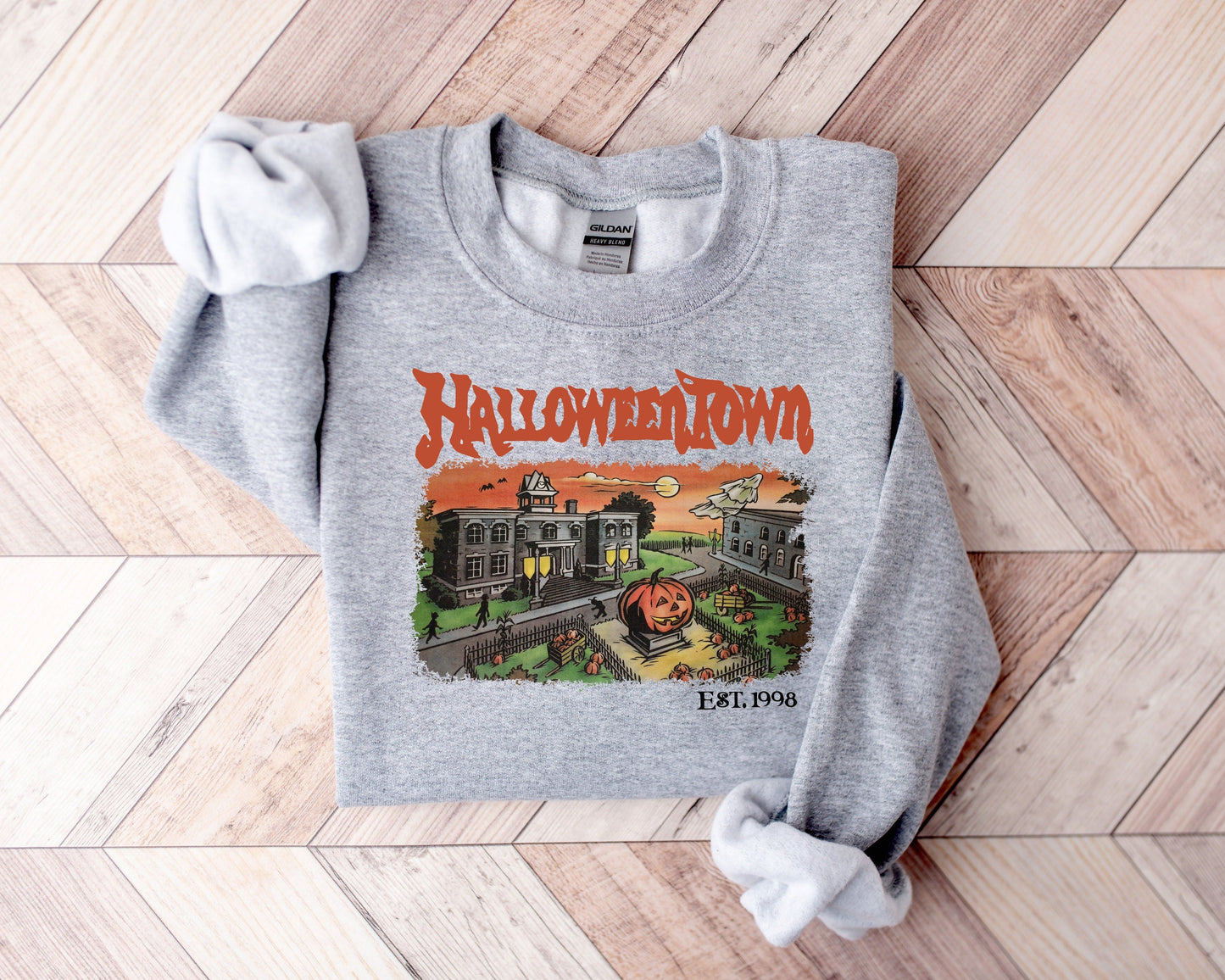 Halloweentown Est 1998 Sweatshirt, Halloweentown University, Retro Halloweentown Sweatshirt