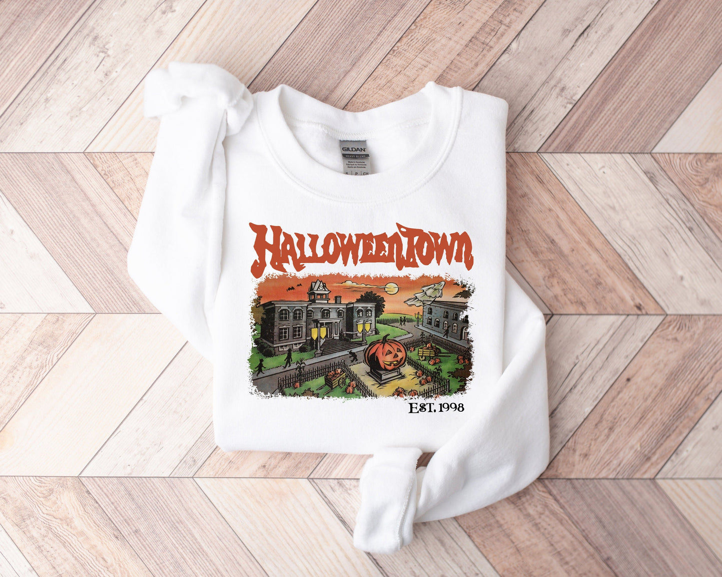 Halloweentown Est 1998 Sweatshirt, Halloweentown University, Retro Halloweentown Sweatshirt