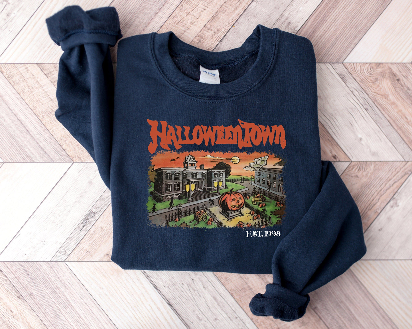 Halloweentown Est 1998 Sweatshirt, Halloweentown University, Retro Halloweentown Sweatshirt