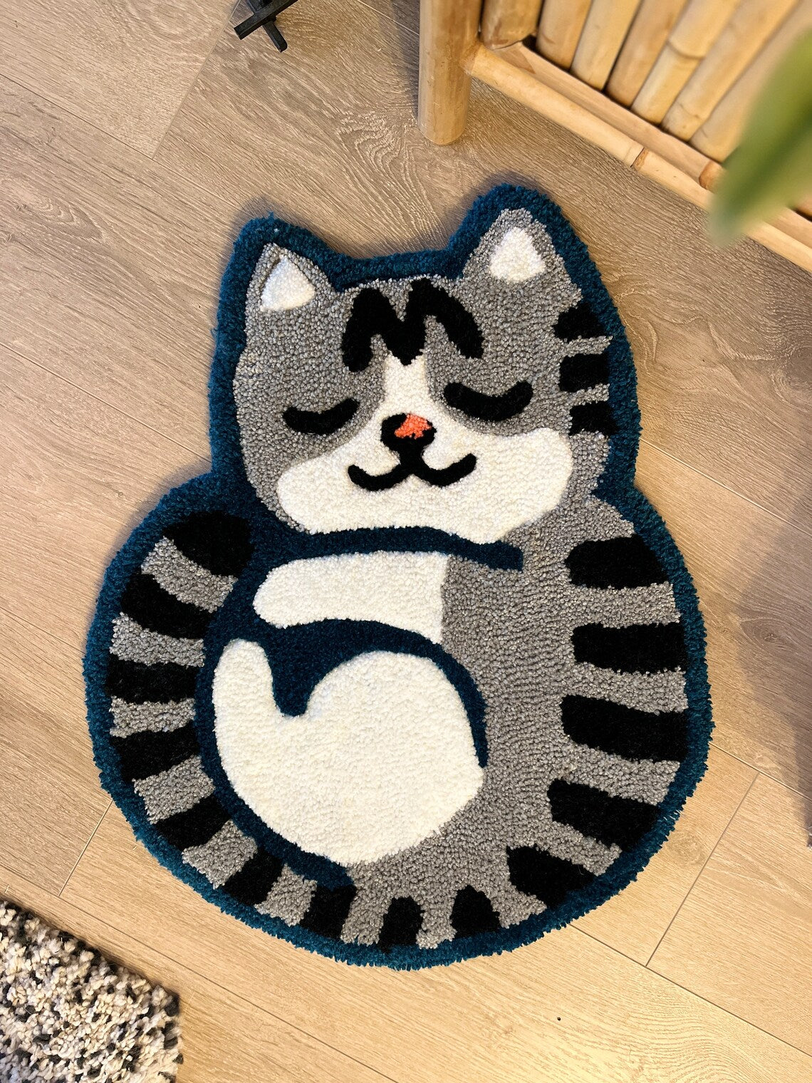 Cat Hand-tufted Custom Rug